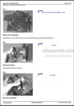 Photo 5 - John Deere 4044M - 4066M 4044R - 4066R Diagnostic And Repair Manual Compact Utility Tractors TM131019