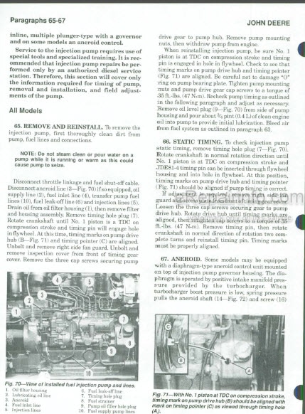 Photo 1 - John Deere 4055 4255 4455 4555 4755 4955 Shop Manual Tractors