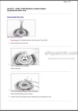 Photo 7 - John Deere 8100 8200 8300 8400 8110 8210 8310 8410 Repair Manual Tractors TM1575