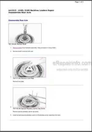 Photo 8 - John Deere X710 X730 X734 X738 X739 Diagnostic And Repair Technical Manual TM142319