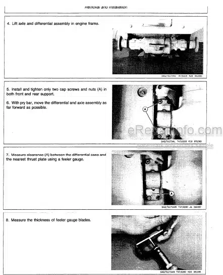 Photo 1 - John Deere 444D 544D 644D Repair Manual Loader TM1341
