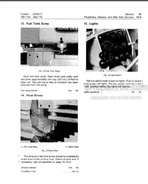 Photo 7 - John Deere 450C Repair Manual Crawler TM1102