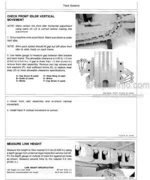 Photo 8 - John Deere 450E 455E Repair Manual Crawler Bulldozer Crawler Loader TM1330