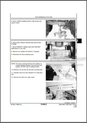 Photo 7 - John Deere 5085M 5100M 5100MH 5100ML 5115M 5115ML FT4 Repair Manual Tractors TM134319