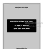 Photo 4 - John Deere 5050E 5055E 5065E 5075E  All Inclusive Technical Manual Tractors TM900319