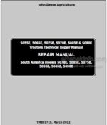 Photo 4 - John Deere 5055E 5065E 5075E 5078E 5085E 5090E Repair Manual Tractors TM801719