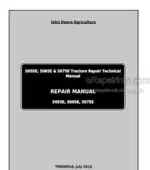 Photo 5 - John Deere 5055E 5065E 5075E Repair Manual Tractors TM900919