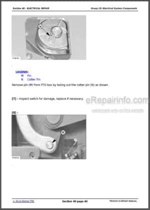 Photo 3 - John Deere 5055E 5065E 5075E Repair Manual Tractors TM900919