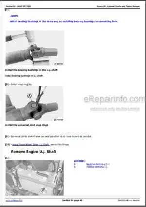 Photo 10 - John Deere 5070M 5080M 5090M 5100M Repair Manual Tractors TM402019