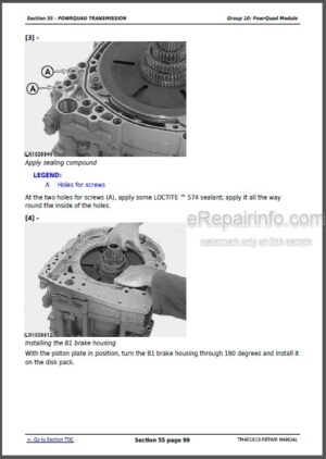 Photo 7 - John Deere 5403 5303 Repair Manual Tractors TM8088