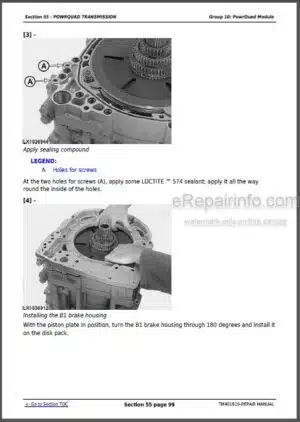 Photo 10 - John Deere 5080R 5090R 5100R 5080RN 5090RN 5100RN Repair Manual Tractors TM401819