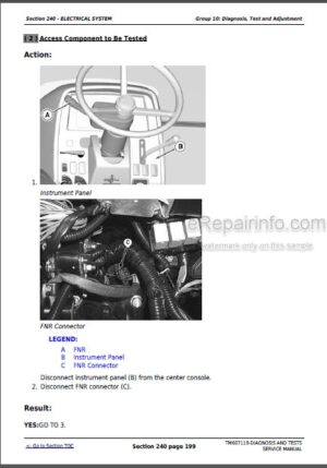 Photo 7 - John Deere 6120 To 6420 6120L To 6520L Repair Manual Tractors TM4647