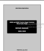 Photo 5 - John Deere 5083E 5093E Repair Manual Tractors TM607019