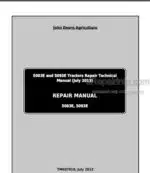 Photo 5 - John Deere 5083E 5093E Repair Manual Tractors TM607019