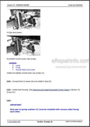 Photo 9 - John Deere 5083E 5093E Repair Manual Tractors TM607019