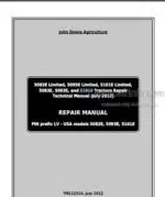 Photo 5 - John Deere 5083 5093 5101E Limited 5083E 5093E 5101E Repair Manual Tractors TM112519