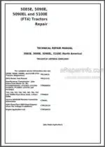 Photo 5 - John Deere 5085E 5090E 5090EL 5100E FT4 Repair Manual Tractors TM134519