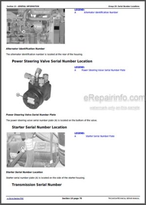 Photo 8 - John Deere 5076E 5076EL 5082E 5090E 5090EL 5090EH Repair Manual Tractors TM607419