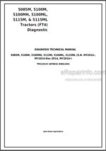 Photo 4 - John Deere 5085M - 5115ML FT4 Diagnosis Technical Manual Tractors TM134219