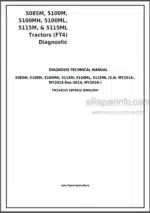 Photo 4 - John Deere 5085M - 5115ML FT4 Diagnosis Technical Manual Tractors TM134219