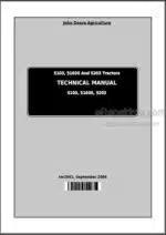 Photo 4 - John Deere 5103 5103S 5203 Technical Repair Manual Tractors TM2041
