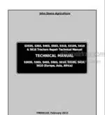 Photo 5 - John Deere 5203S 5303 5403 5503 5310 5310S 5410 5610 Repair Manual Tractors TM900119