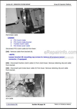 Photo 11 - John Deere 5203S 5303 5403 5503 5310 5310S 5410 5610 Repair Manual Tractors TM900119
