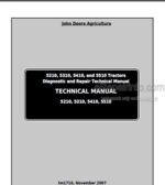 Photo 4 - John Deere 5210 5310 5410 5510 All Inclusive Diagnostic And Repair Manual Tractors TM1716