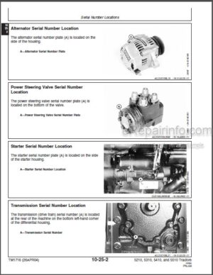 Photo 10 - John Deere 5210 5310 5410 5510 All enclusive Repair Manual Tractors TM1716