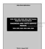 Photo 4 - John Deere 5225 5325 5425 5525 5625 5603 Diagnostic Technical Manual Tractors TM2197