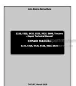 Photo 4 - John Deere 5225 5325 5425 5525 5625 5603 Repair Manual Tractors TM2187