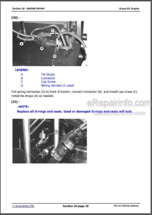 Photo 5 - John Deere 5225 5325 5425 5525 5625 5603 Repair Manual Tractors TM2187