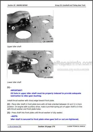 Photo 9 - John Deere 5403 5303 Repair Manual Tractors TM8088