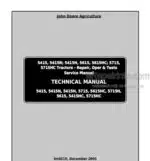 Photo 4 - John Deere 5415 5415N 5415H 5615 5615HC 5715 5715HC Repair Manual Tractors TM6019