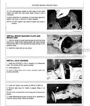 Photo 4 - John Deere 544C Repair Manual Loader TM1228