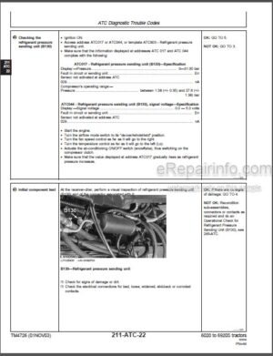 Photo 10 - John Deere 6020 - 6920 6020SE - 6520SE Diagnistic Repair Manual Tractors TM4726