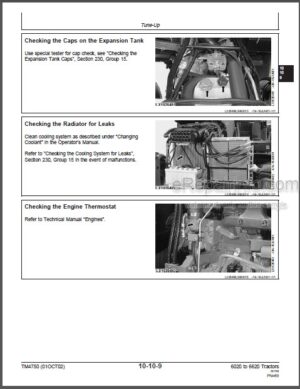 Photo 12 - John Deere 6020 To 6620 SE Series Repair Manual Tractors TM4750