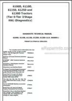 Photo 5 - John Deere 6100D 6110D 6115D 6125D 6130D Diagnostics Technical Manual Tractors TM608719