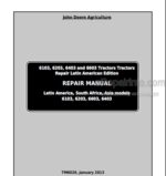 Photo 4 - John Deere 6103 6203 6403 6603 Repair Manual Tractors TM6020