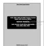 Photo 4 - John Deere 6103 6203 6403 6603 Repair Manual Tractors TM6020