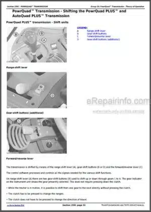 Photo 2 - John Deere 6105M - 6170M Diagnosis And Tests Technical Manual Tractors TM405719