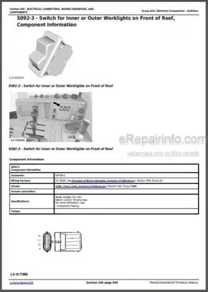 Photo 5 - John Deere 6110M 6120M 6125M 6130M 6135M 6140M 6145M 6155M 6175M 6195M Diagnosis Manual Trctors TM408419