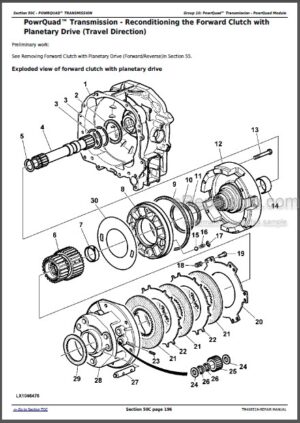 Photo 7 - John Deere 6810 6910 6910S Repair Manual Tractors TM4566
