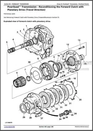 Photo 2 - John Deere 6110M 6120M 6130M 6135M 6140M 6145M Repair Manual Tractors TM408519