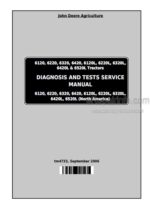 Photo 4 - John Deere 6120 - 6420 6120L - 6520L Diagnosis And Tests Technical Manual Tractors TM4733