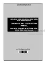 Photo 4 - John Deere 6120 - 6420 6120L - 6520L Diagnosis And Tests Technical Manual Tractors TM4733