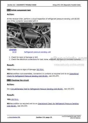 Photo 3 - John Deere 6120 - 6420 6120L - 6520L Diagnosis And Tests Technical Manual Tractors TM4733