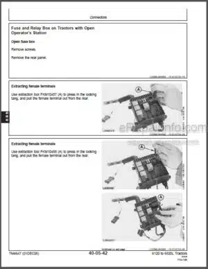 Photo 9 - John Deere 6120 To 6420 6120L To 6520L Repair Manual Tractors TM4647