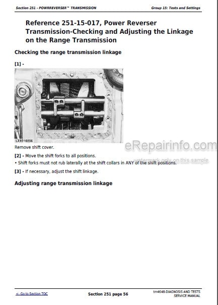 Photo 1 - John Deere 6215 6415 6615 6715 Operation And Tests Manual Tractors TM4648