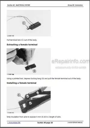 Photo 3 - John Deere 6215 6415 6615 6715 Repair Manual Tractors TM4649